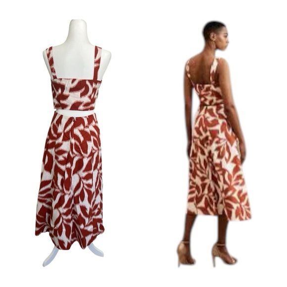 Banana Republic Matching Set – Crop Top (Size 2) & Tulip Midi Skirt (Size 4) - Picture 2 of 14